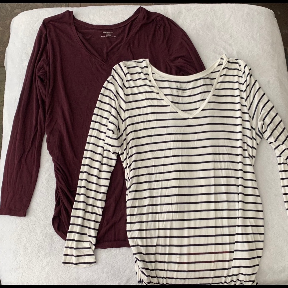 Long sleeve maternity Shirts (2)